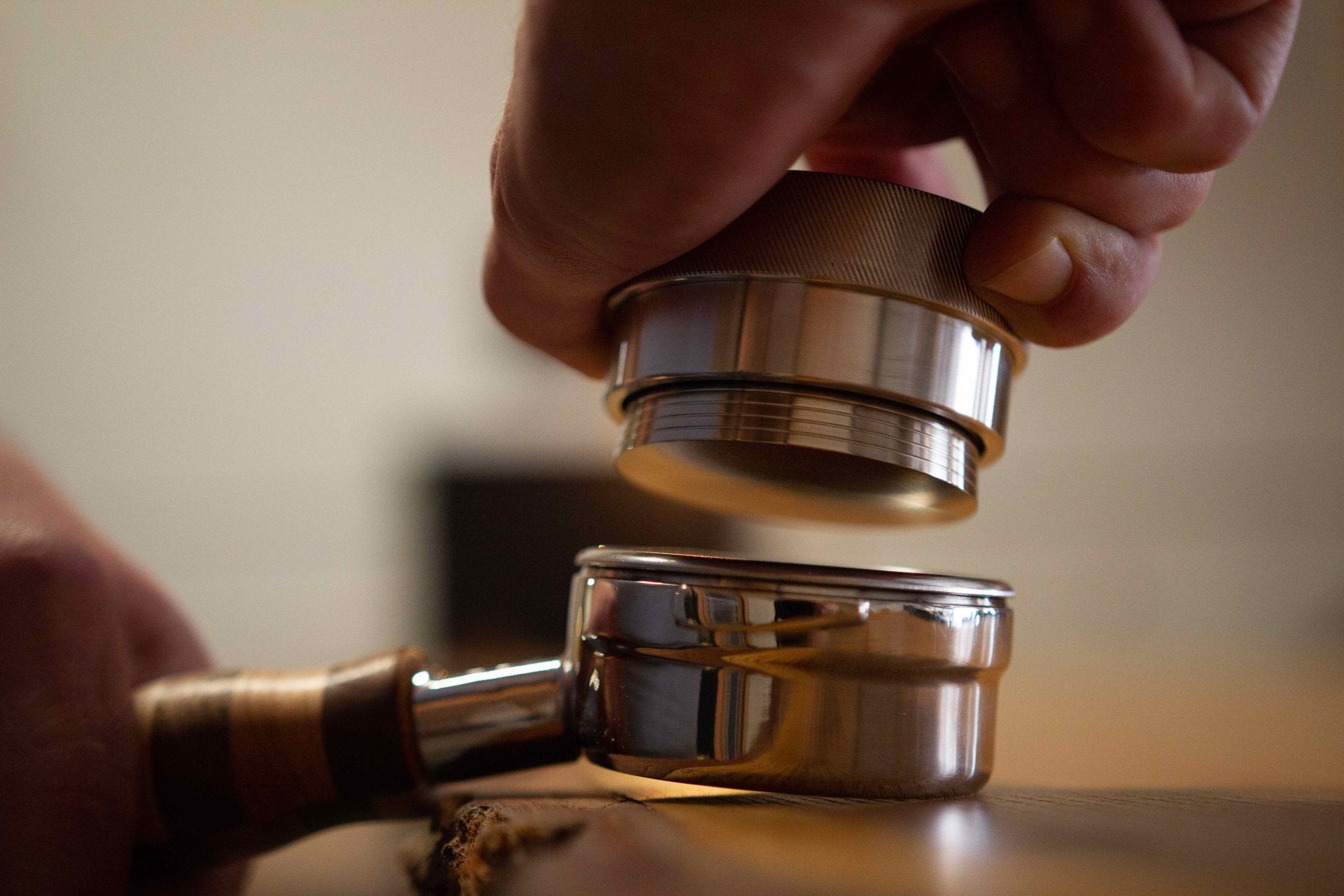 The New Levy Precision Espresso Tamping Tool - Saint Anthony Industries