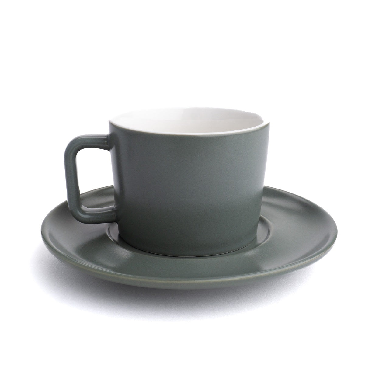 The Reinhart Stoneware Mug & Super Saucer - Saint Anthony Industries