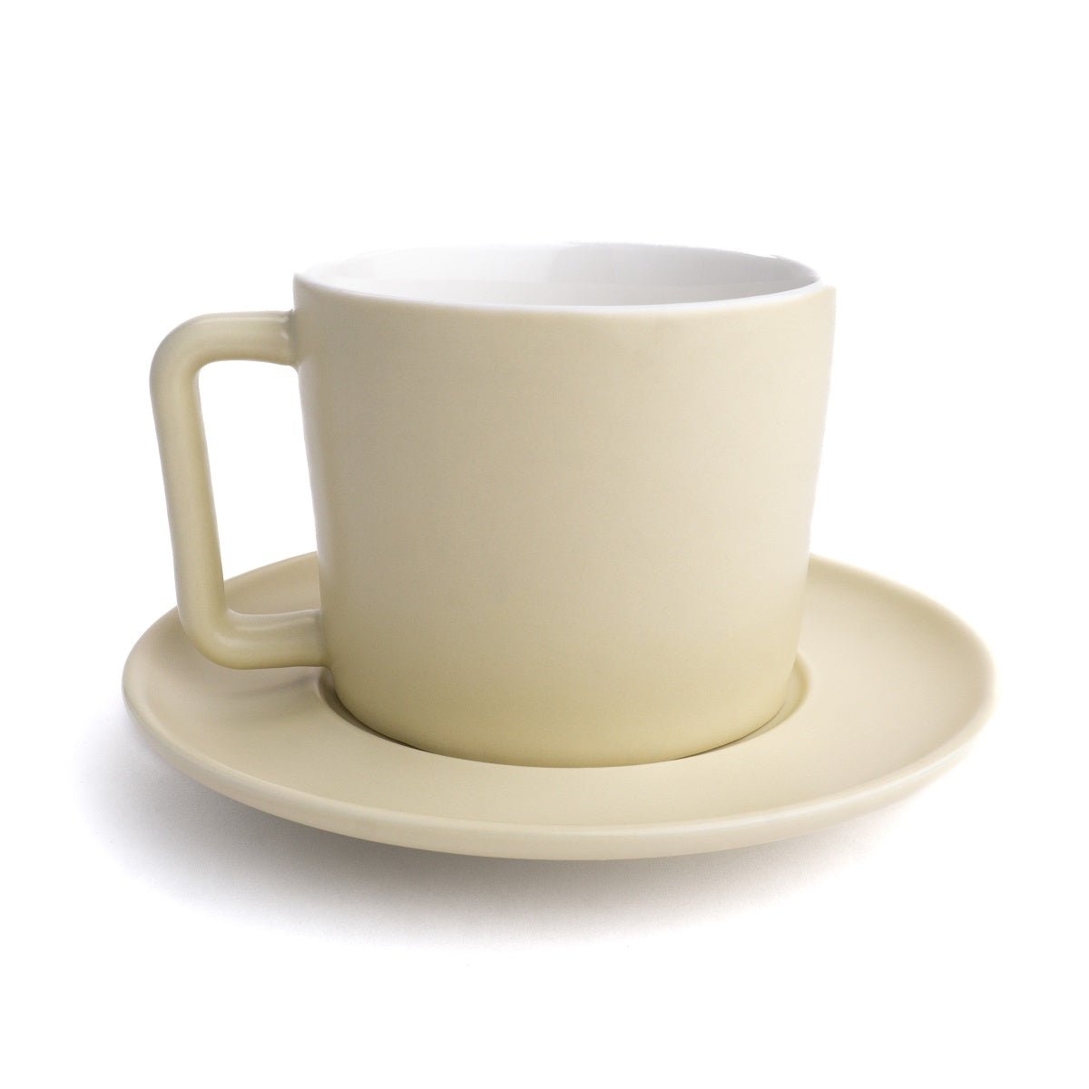 The Reinhart Stoneware Mug & Super Saucer - Saint Anthony Industries