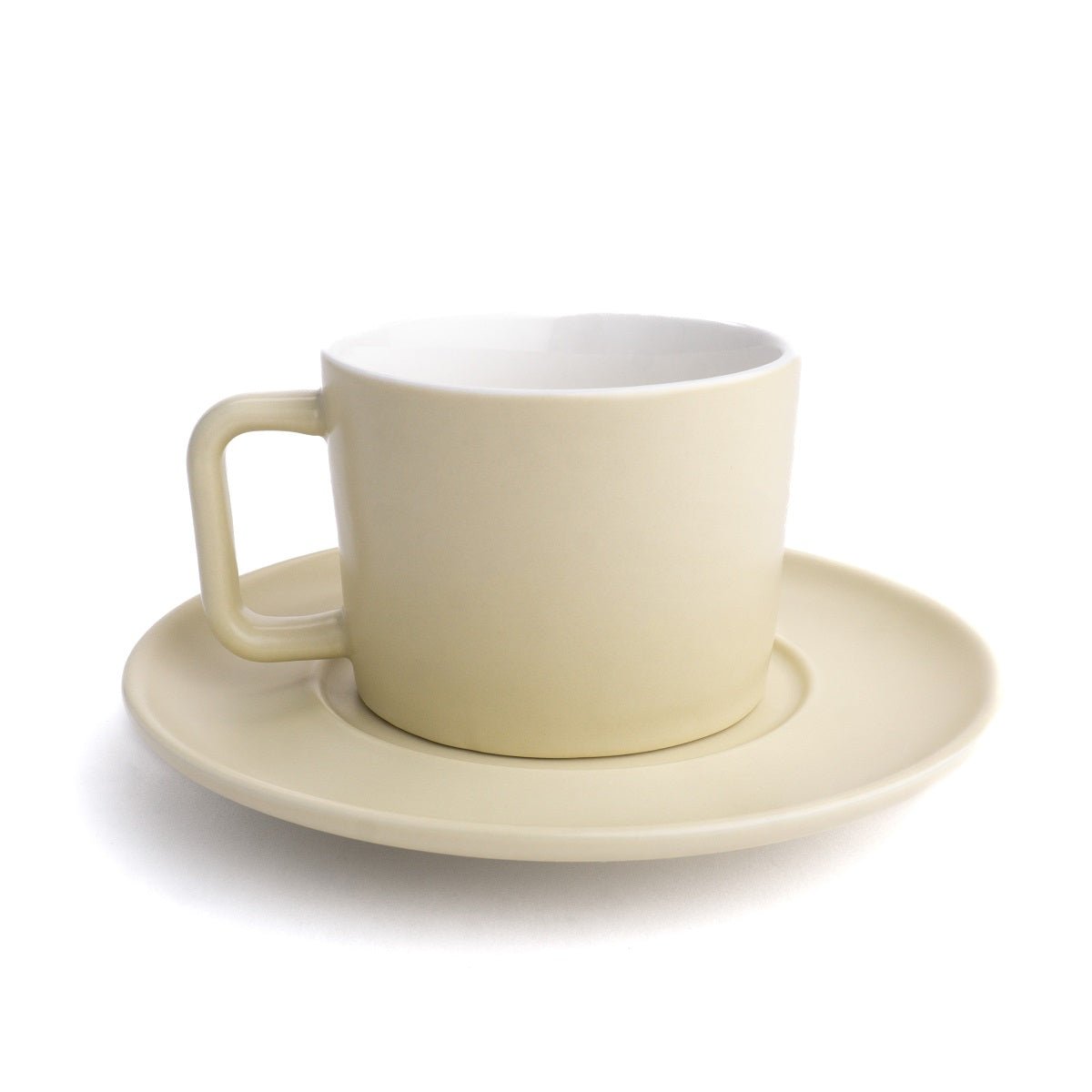 The Reinhart Stoneware Mug & Super Saucer - Saint Anthony Industries