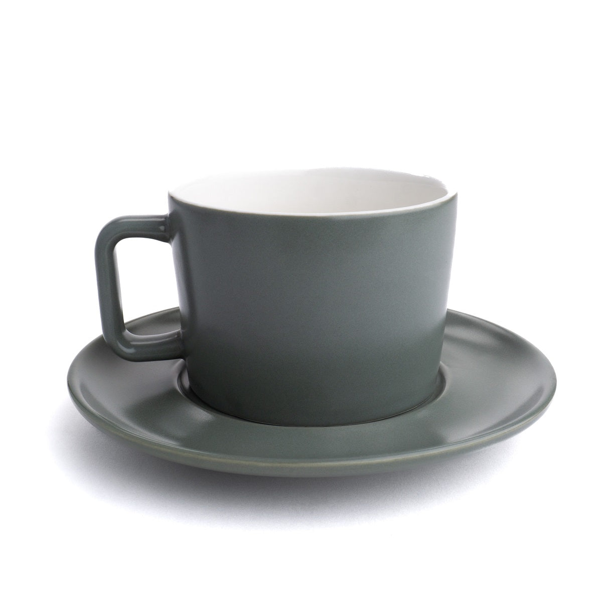 The Reinhart Stoneware Mug & Super Saucer - Saint Anthony Industries