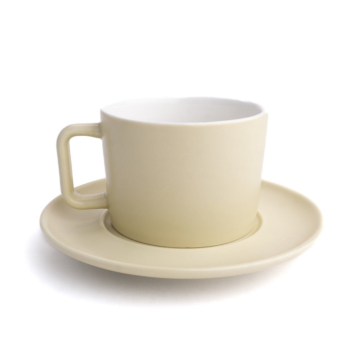 The Reinhart Stoneware Mug & Super Saucer - Saint Anthony Industries
