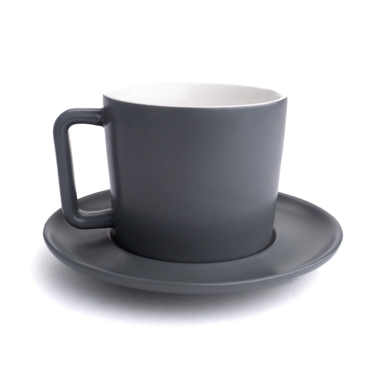 The Reinhart Stoneware Mug & Super Saucer - Saint Anthony Industries