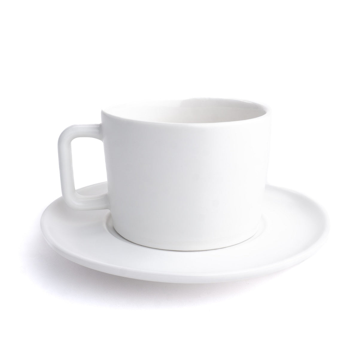 The Reinhart Stoneware Mug & Super Saucer - Saint Anthony Industries