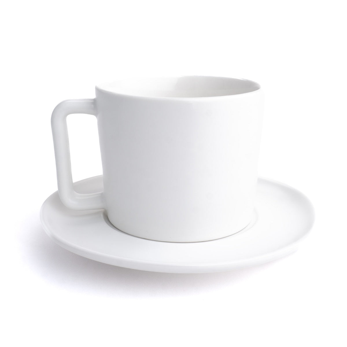 The Reinhart Stoneware Mug & Super Saucer - Saint Anthony Industries